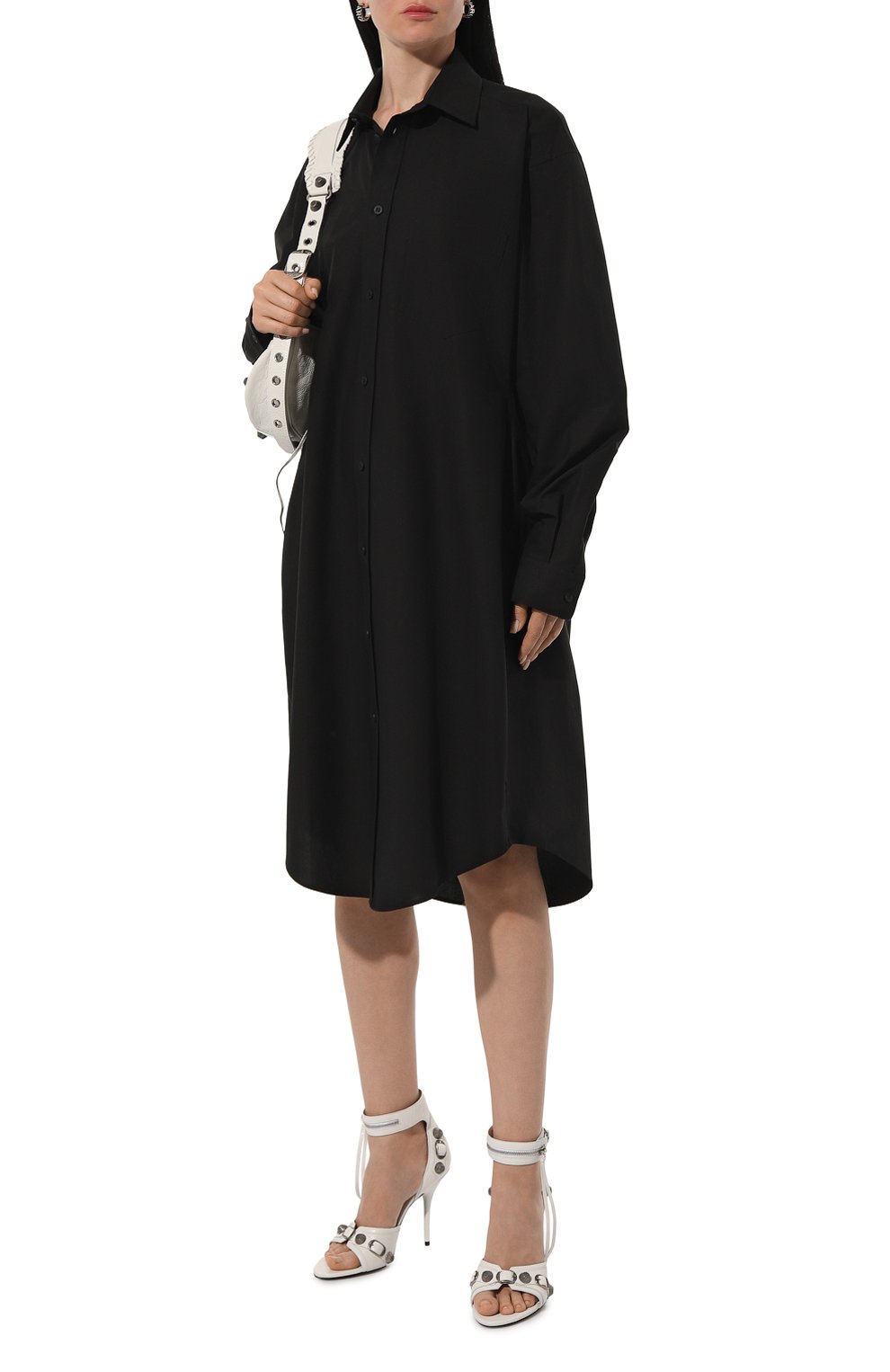 Хлопковое платье BALENCIAGA, арт. 746146/TNM60, фото 2