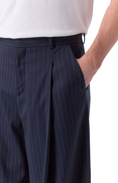 Шерстяные брюки BALMAIN, арт. FH0PQ355/WD25, фото 5