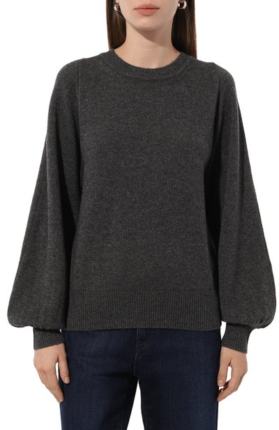 Свитер из шерсти и кашемира EMPORIO ARMANI серого цвета по цене 45650 руб., арт. 6D2MT5/2M26Z, фото 3 Свитер из шерсти и кашемира EMPORIO ARMANI, арт. 6D2MT5/2M26Z, фото 3