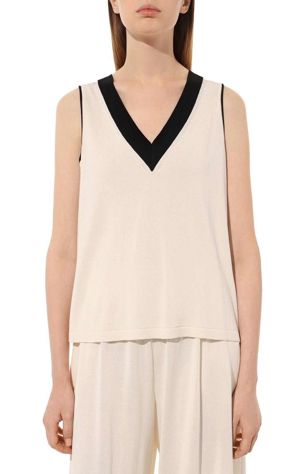 Топ из шелка и вискозы FREEAGE, арт. S23.TP023.6070.111, фо то 3