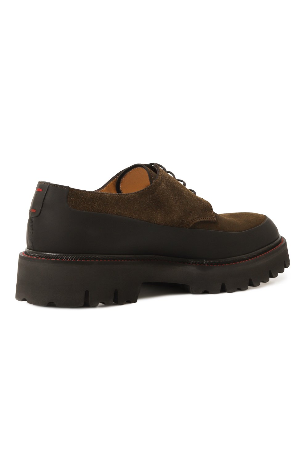 Замшевые дерби KITON, арт. USSA194N0112504, фото 5