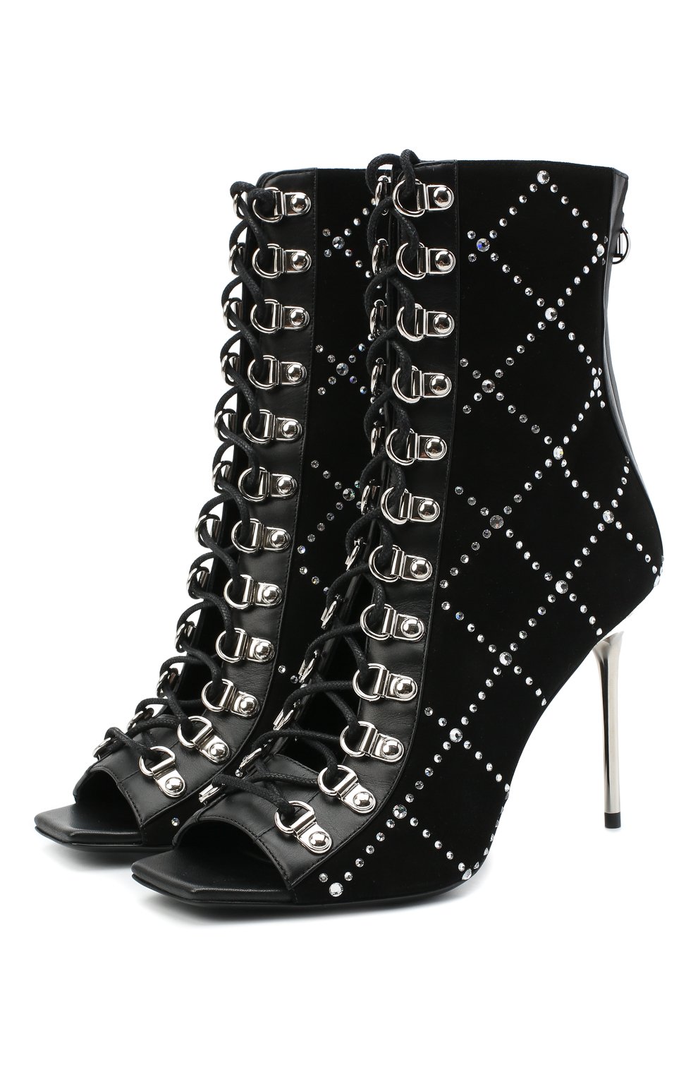 Замшевые ботильоны BALMAIN, арт. UN1C509/ACDS, фото 1