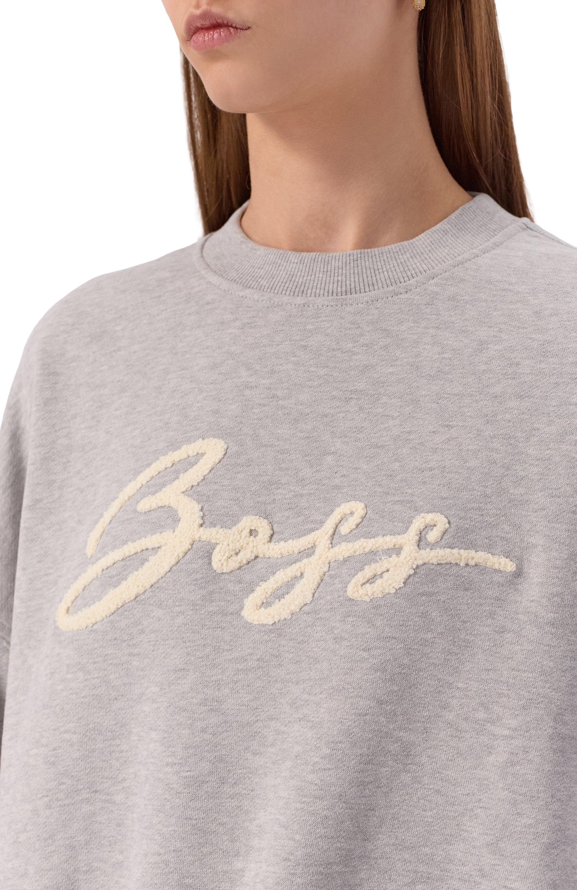 Хлопковый свитшот BOSS ORANGE, арт. 50547796, фото 5