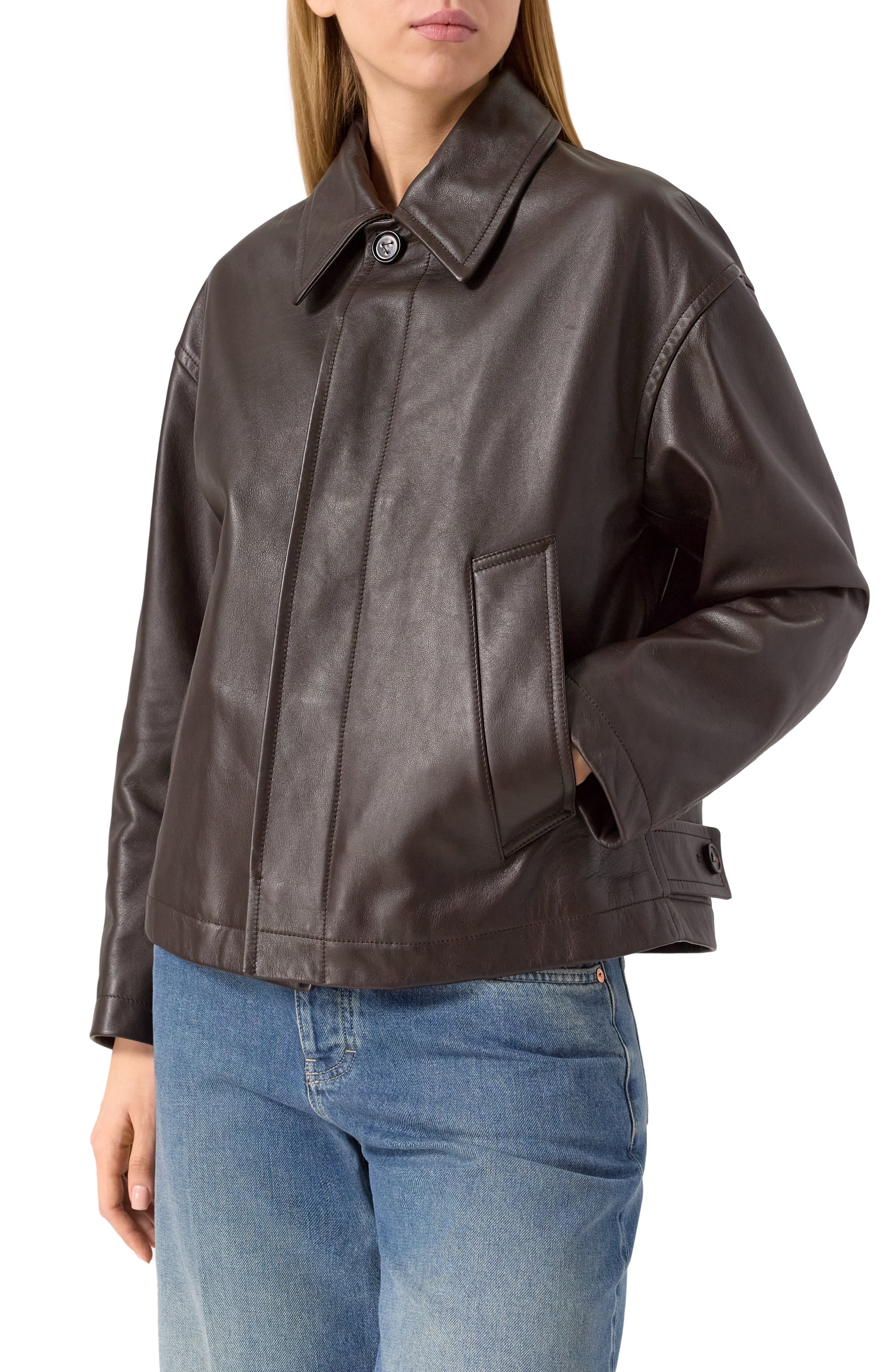 Кожаная куртка BOTTEGA VENETA, арт. 799184-V2JI0, фото 8