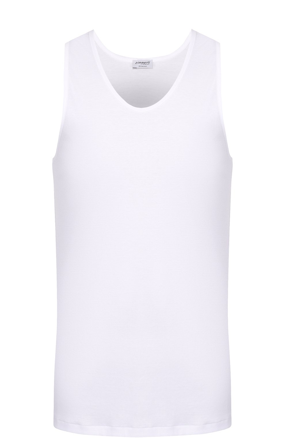 Хлопковая майка ZIMMERLI белого цвета по цене 21750 руб., арт. 286/1440, фото 1 Хлопковая майка ZIMMERLI, арт. 286/1440, фото 1