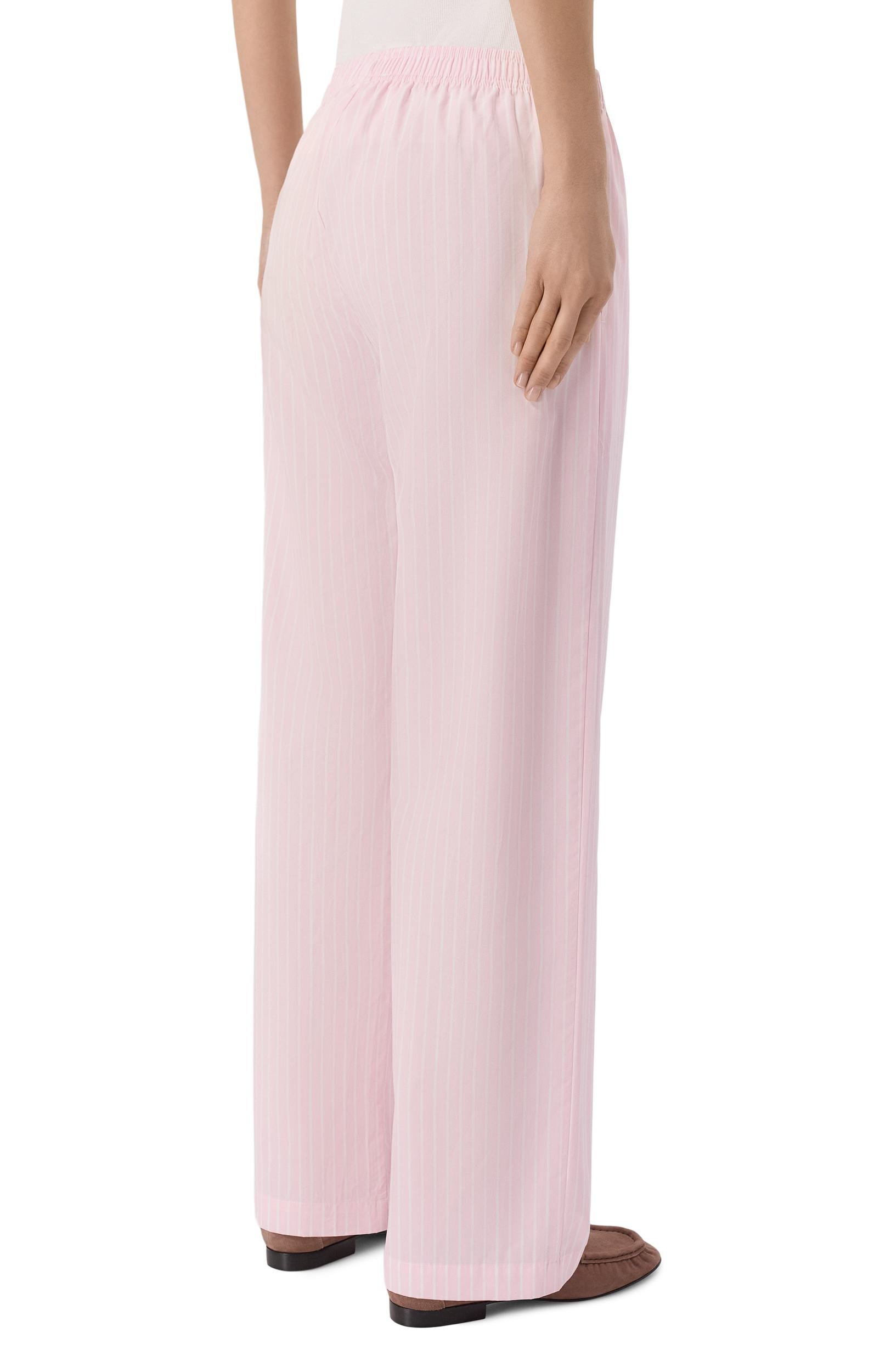 Хлопковые брюки SPORTY AND RICH розового цвета по цене 27150 руб., арт. PA07874326PI48, фото 4 Хлопковые брюки SPORTY AND RICH, арт. PA07874326PI48, фото 4