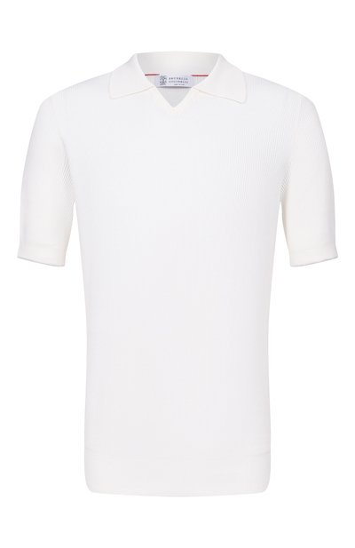 Мужская хлопковое поло BRUNELLO CUCINELLI, арт. M29400015