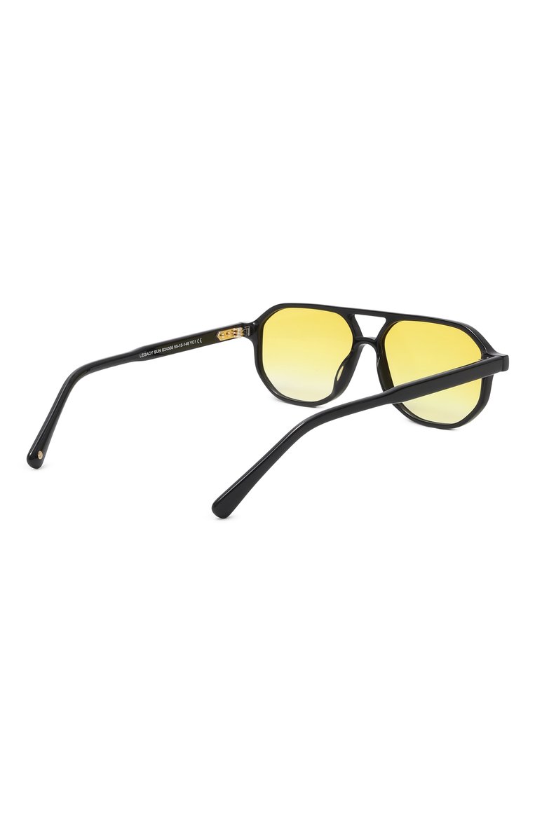 Женские солнцезащитные очки BALI EYEWEAR желтого цвета, арт. LEGACY YC1 | Фото 3 (Региональные ограничения белый список (Axapta Mercury): Не проставлено; Нос: Не проставлено; Кросс-КТ: С/з-унисекс; Материал: Пластик; Тип очков: С/з; Оптик�а Гендер: оптика-унисекс; Очки форма: Авиаторы)