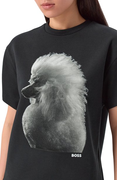 Хлопковая футболка BOSS, арт. 50557366, фото 5