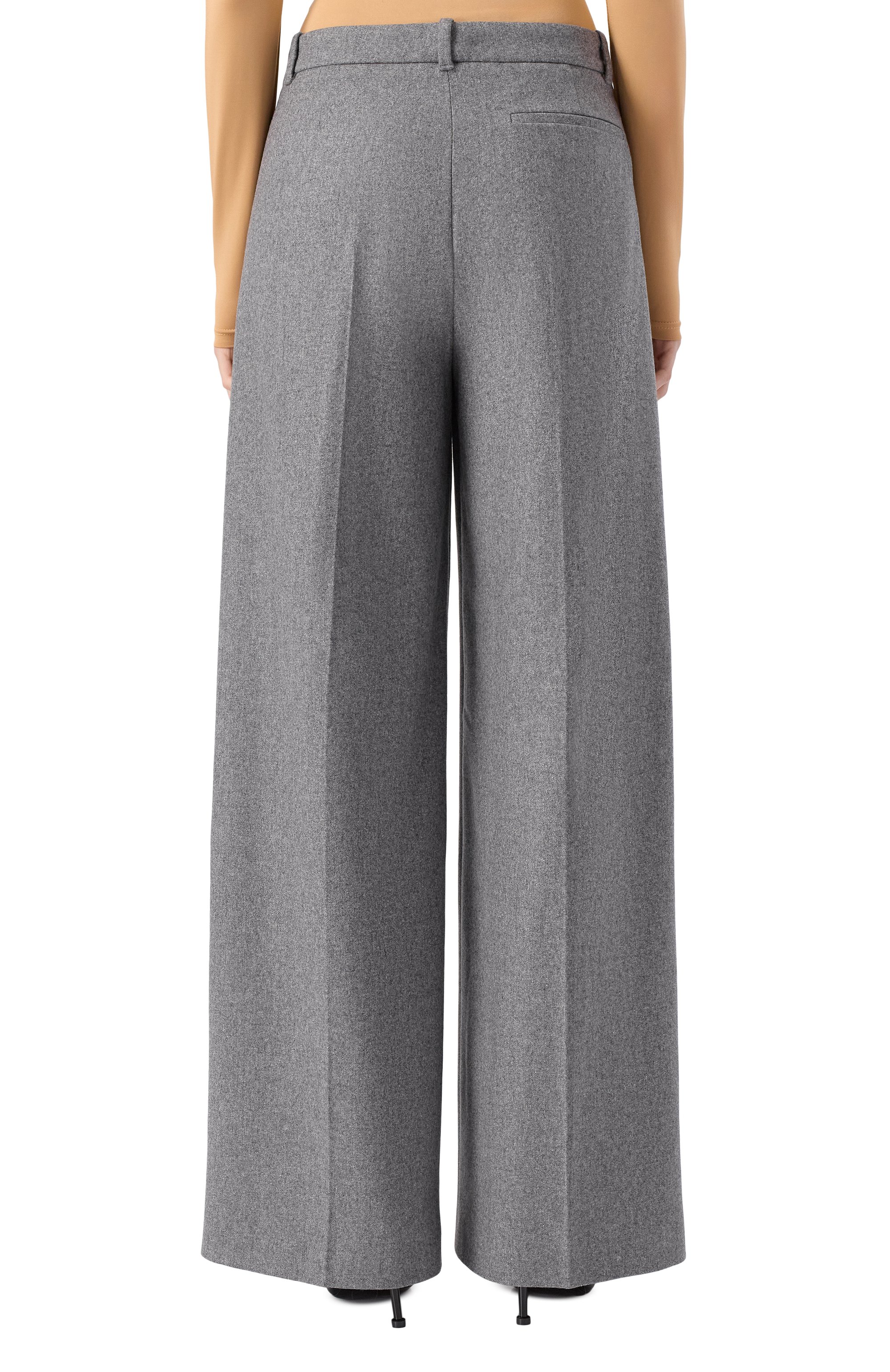 Брюки из шерсти и лиоцелла BOSS, арт. 50548280, фото 4