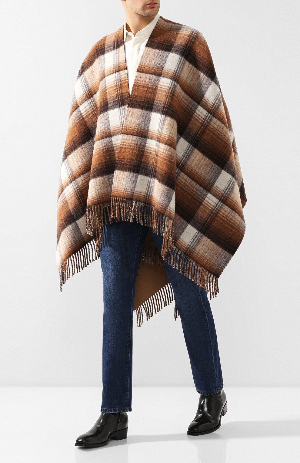 Шерстяное пончо GUCCI, арт. 553118/4G200, фото 2