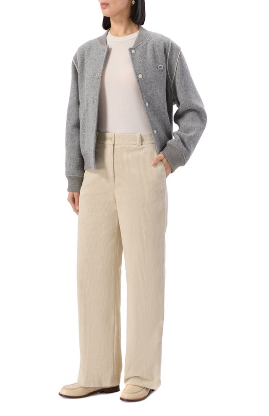 Вельветовые брюки Dunst UDPA5D222CR Кремовый  UDPA5D222CR Фото 2
