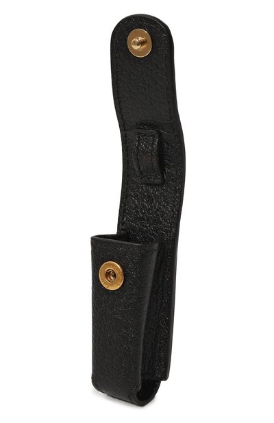 Кожаный футляр для помады GUCCI черного цвета по цене 36000 руб., арт. 615998 DJ2QS, фото 3 Кожаный футляр для помады GUCCI, арт. 615998 DJ2QS, фото 3