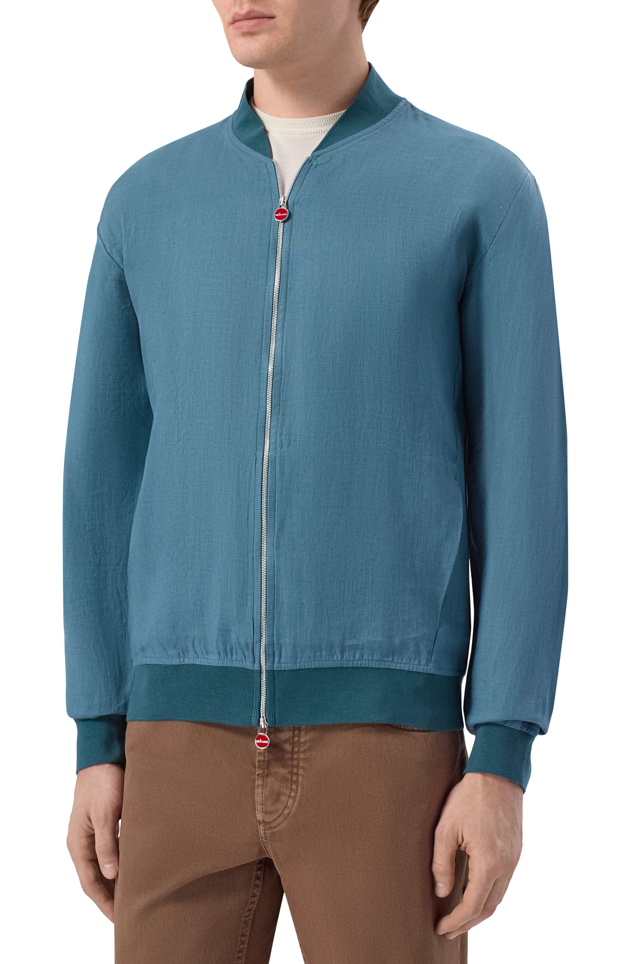 Льняной бомбер KITON, арт. UG0001H09690, фото 3