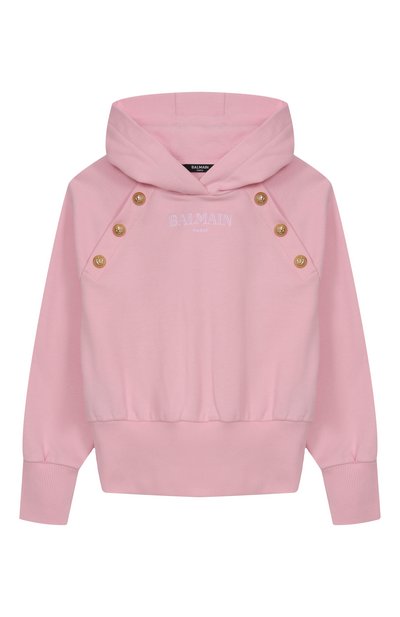 Хлопковое худи BALMAIN, арт. BW4A30