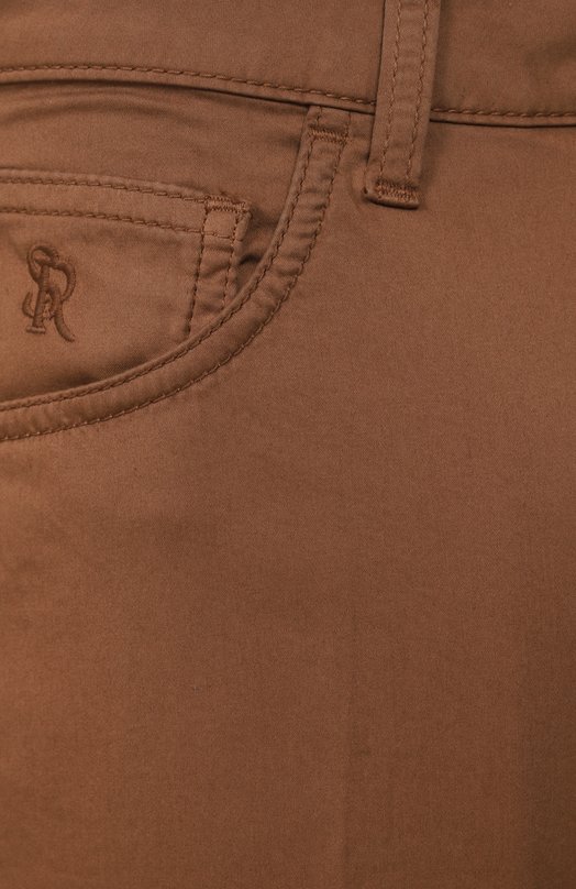 Хлопковые брюки Stefano Ricci MST41B0150/T0182 Коричневый  MST41B0150/T0182 Фото 6