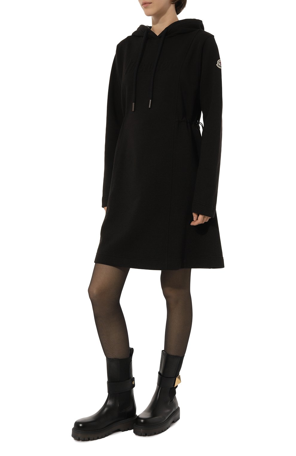 Хлопковое платье MONCLER, арт. 8I000-10-899RB, фото 2