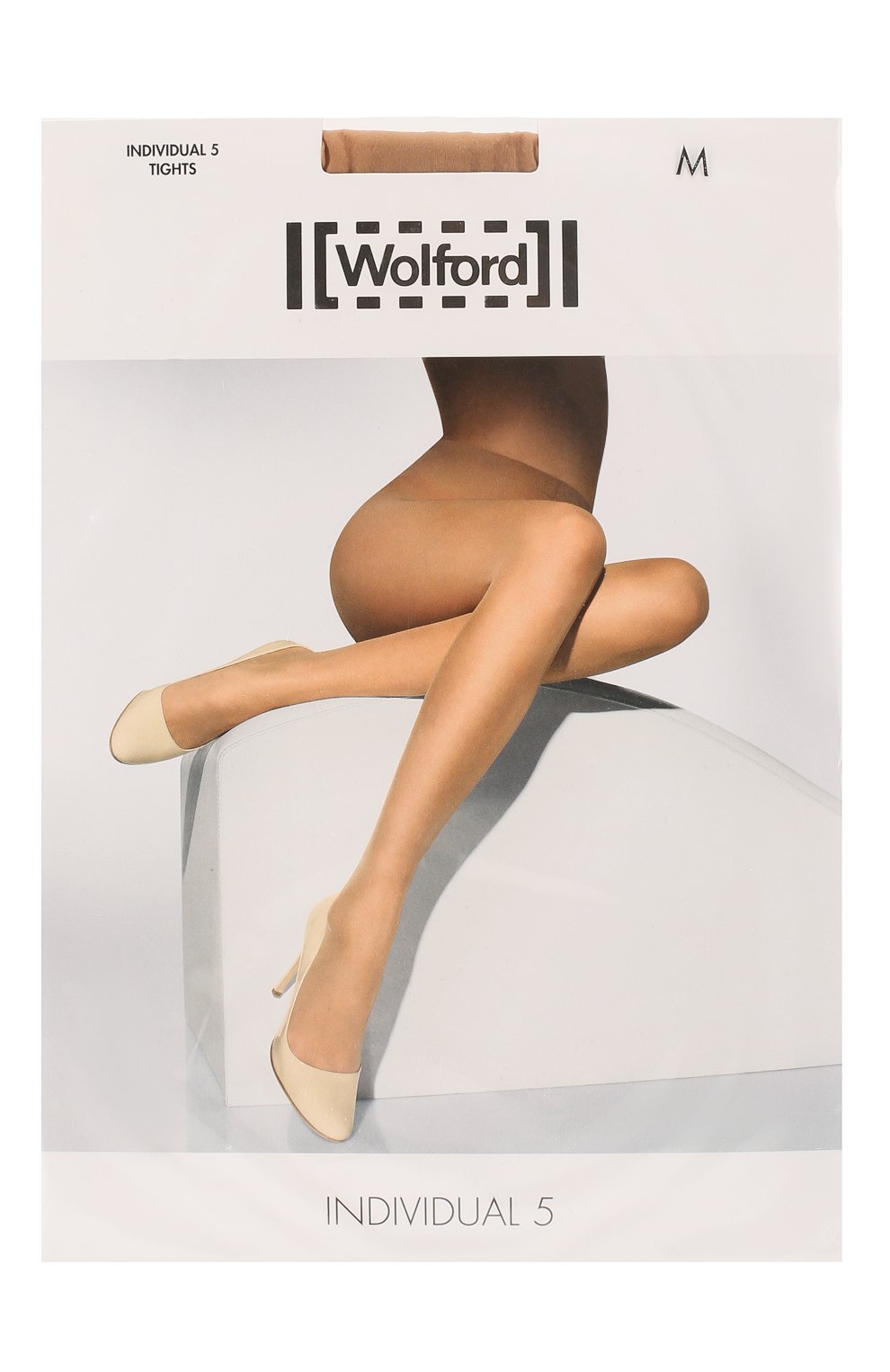 Колготки WOLFORD бежевого цвета по цене 7900 руб., арт. 18703, фото 1 Колготки WOLFORD, арт. 18703, фото 1