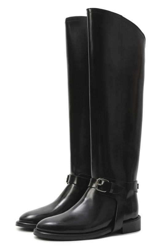 Кожаные сапоги Riderama Casadei 1S372A0201/C2858 Чёрный 1S372A0201/C2858