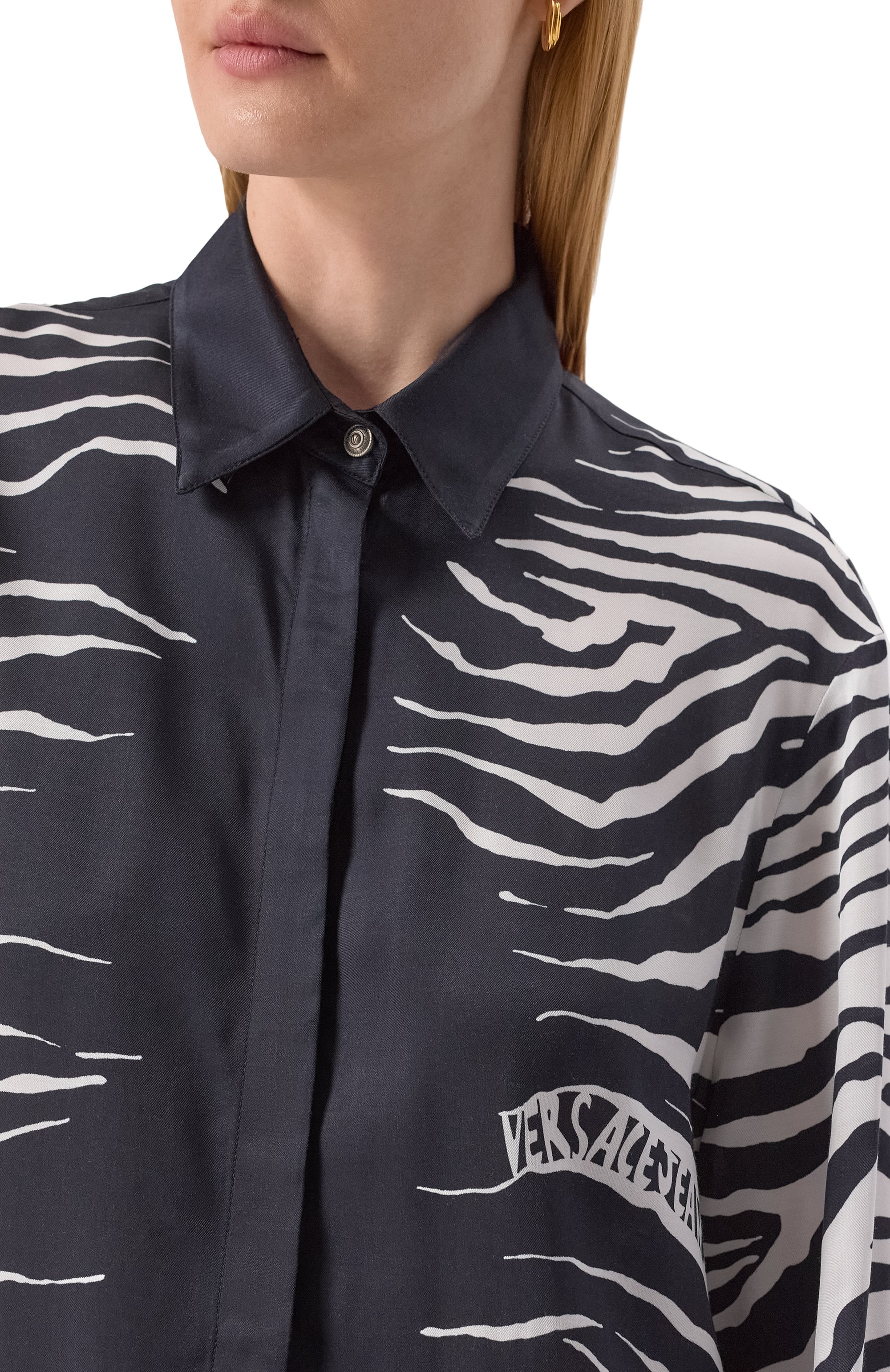 Блузка из вискозы VERSACE JEANS COUTURE, арт. 78HAL2P2/NS635, фото 5