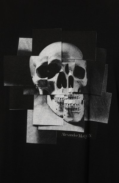 Хлопковая футболка ALEXANDER MCQUEEN, арт. 704988QTZ09, фото 5