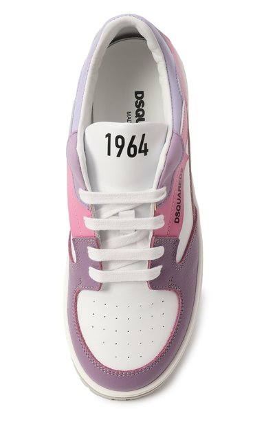 Кожаные кеды DSQUARED2, арт. 80223/VAR4/36-40, фото 4