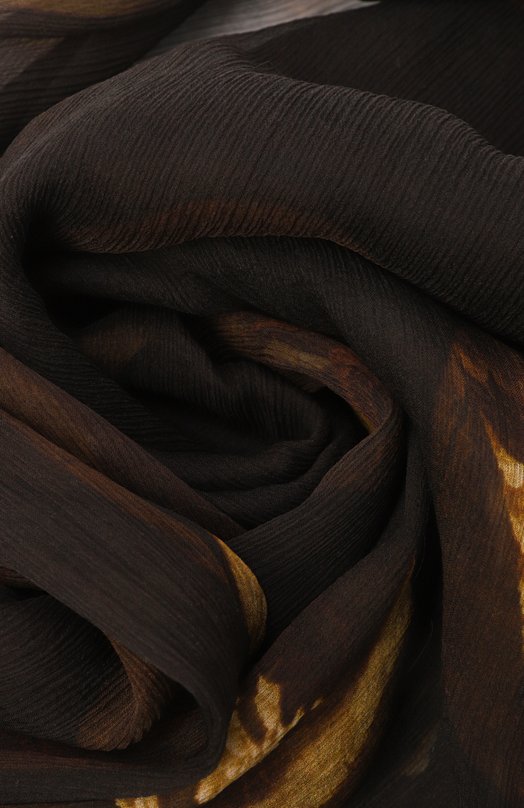 Шелковый шарф Uma Wang A0 M UA0245 Коричневый  A0 M UA0245 Фото 3