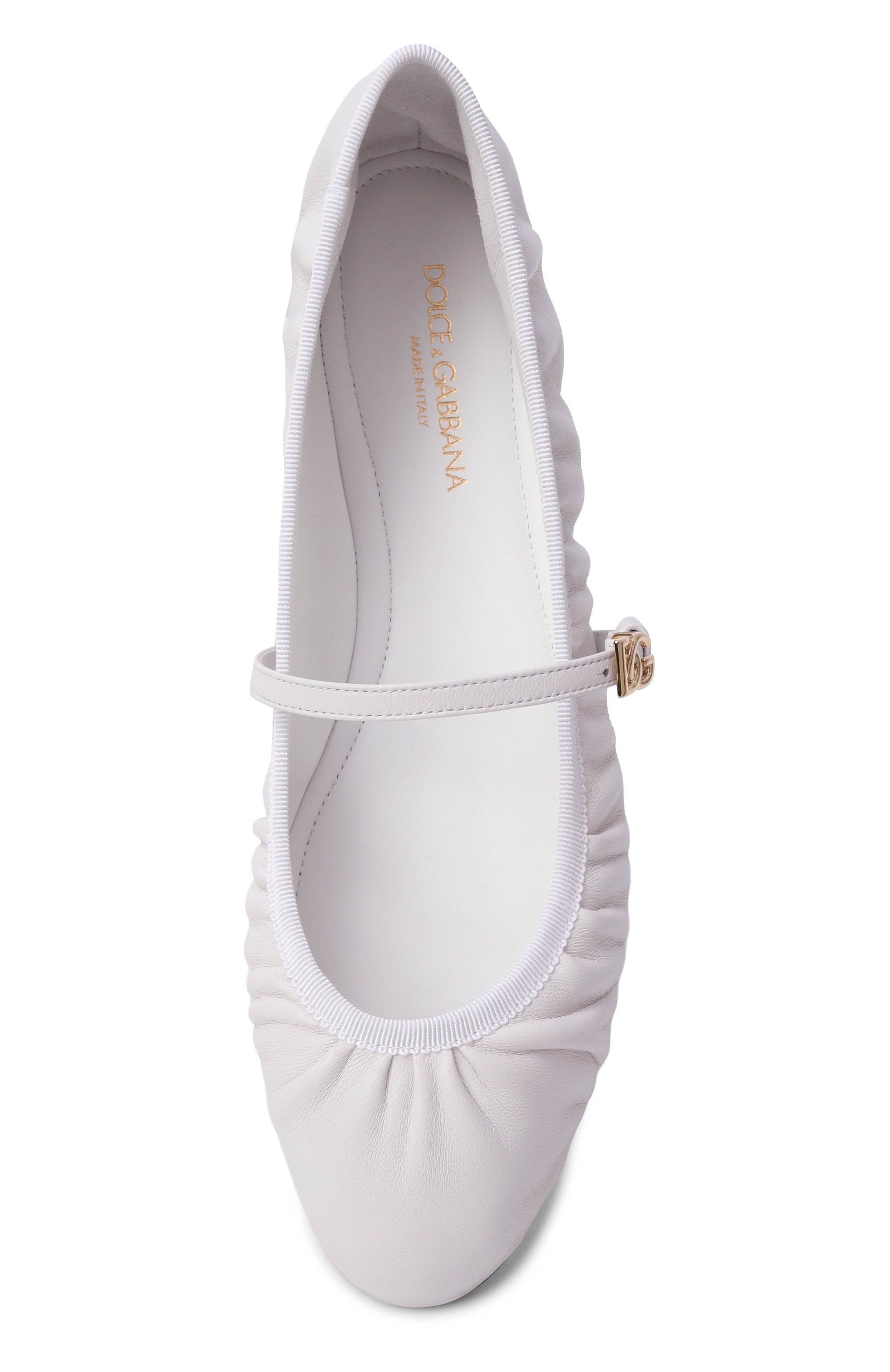 Кожаные балетки odette DOLCE & GABBANA, арт. CB0222/AV938, фото 6