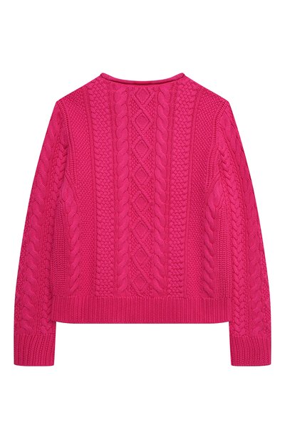 Хлопковый пуловер POLO RALPH LAUREN фуксия цвета по цене 13750 руб., арт. 313834968, фото 2 Хлопковый пуловер POLO RALPH LAUREN, арт. 313834968, фото 2