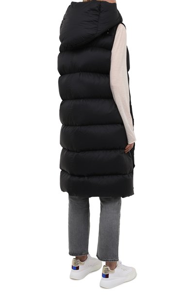 Пуховый жилет RICK OWENS черного цвета по цене 198000 руб., арт. RP02A7914/NZD3, фото 4 Пуховый жилет RICK OWENS, арт. RP02A7914/NZD3, фото 4
