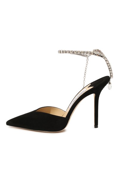 Замшевые туфли saeda 100 JIMMY CHOO, арт. SAEDA 100 EWA, фото 4