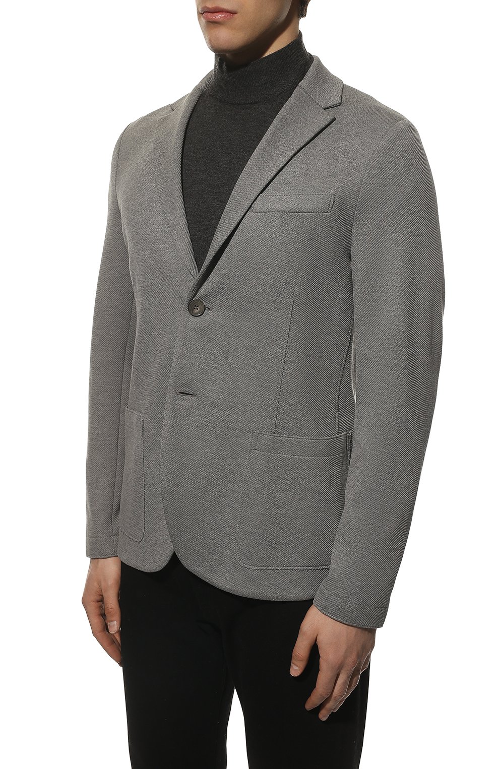 Хлопковый пиджак HARRIS WHARF LONDON, арт. C8P22PPT, фото 3