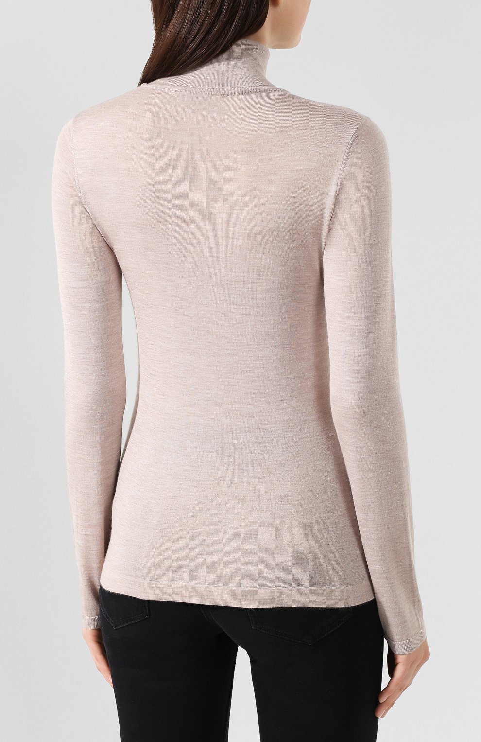 Водолазка из кашемира и шелка BRUNELLO CUCINELLI, арт. M13800063, фото 4