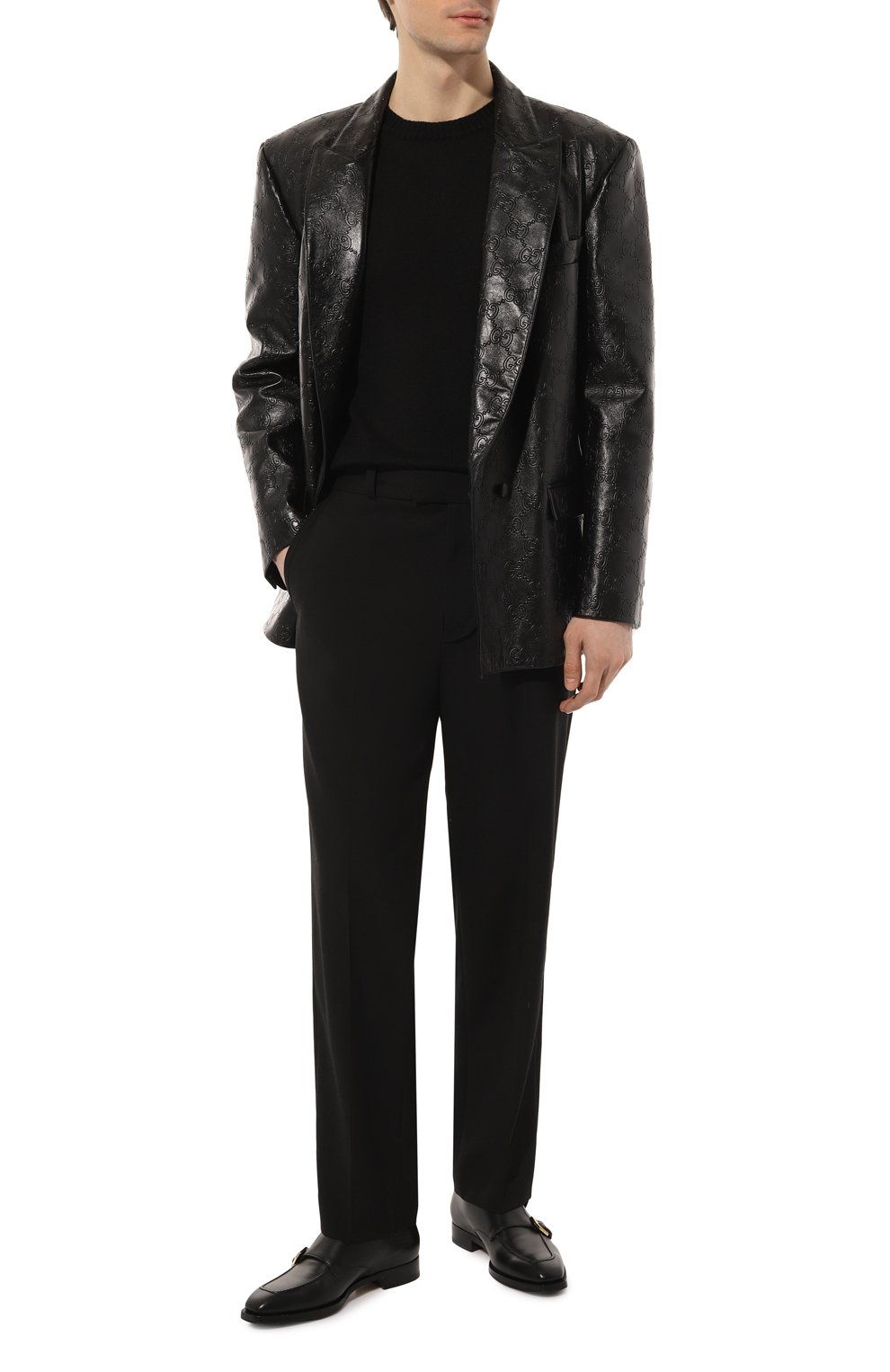 Кожаный пиджак GUCCI, арт. 669069 XNAPN, фото 2