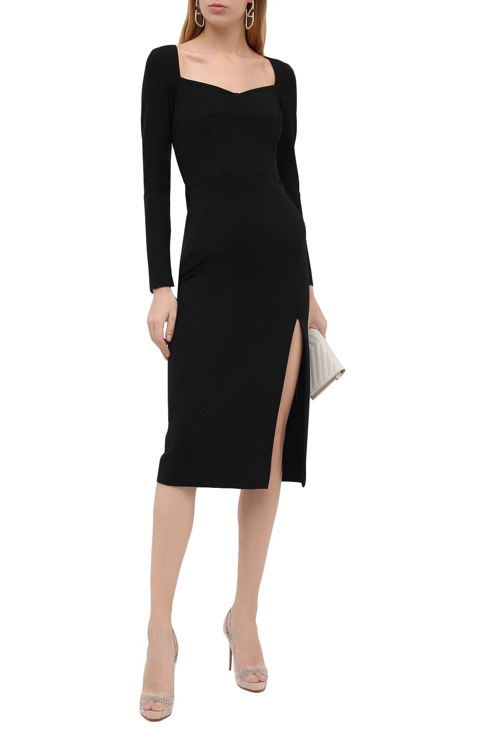 Туфли very strass 100 CHRISTIAN LOUBOUTIN, арт. very strass pvc 100 pvc/suede lame, фото 2