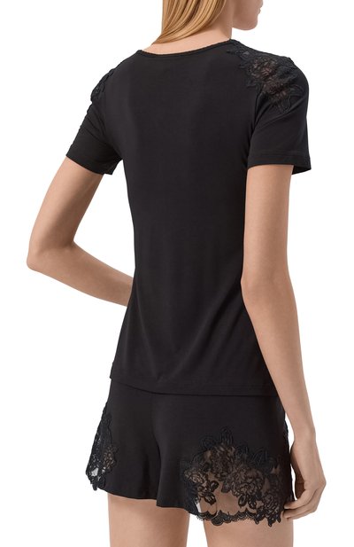 Футболка C.ALLA черного цвета по цене 35050 руб., арт. DV0569 MA, фото 4 Футболка C.ALLA, арт. DV0569 MA, фото 4