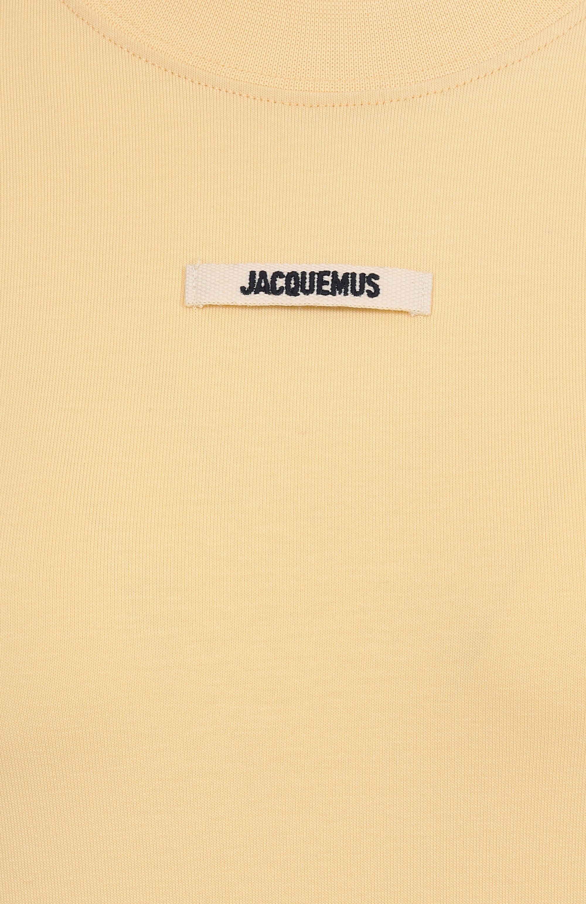 Хлопковая футболка JACQUEMUS бежевого цвета по цене 19950 руб., арт. 24E/241JS133, фото 6 Хлопковая футболка JACQUEMUS, арт. 24E/241JS133, фото 6
