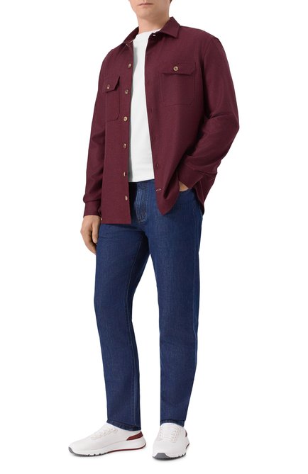 Мужская шерстяная рубашка BRUNELLO CUCINELLI, арт. M038P0720
