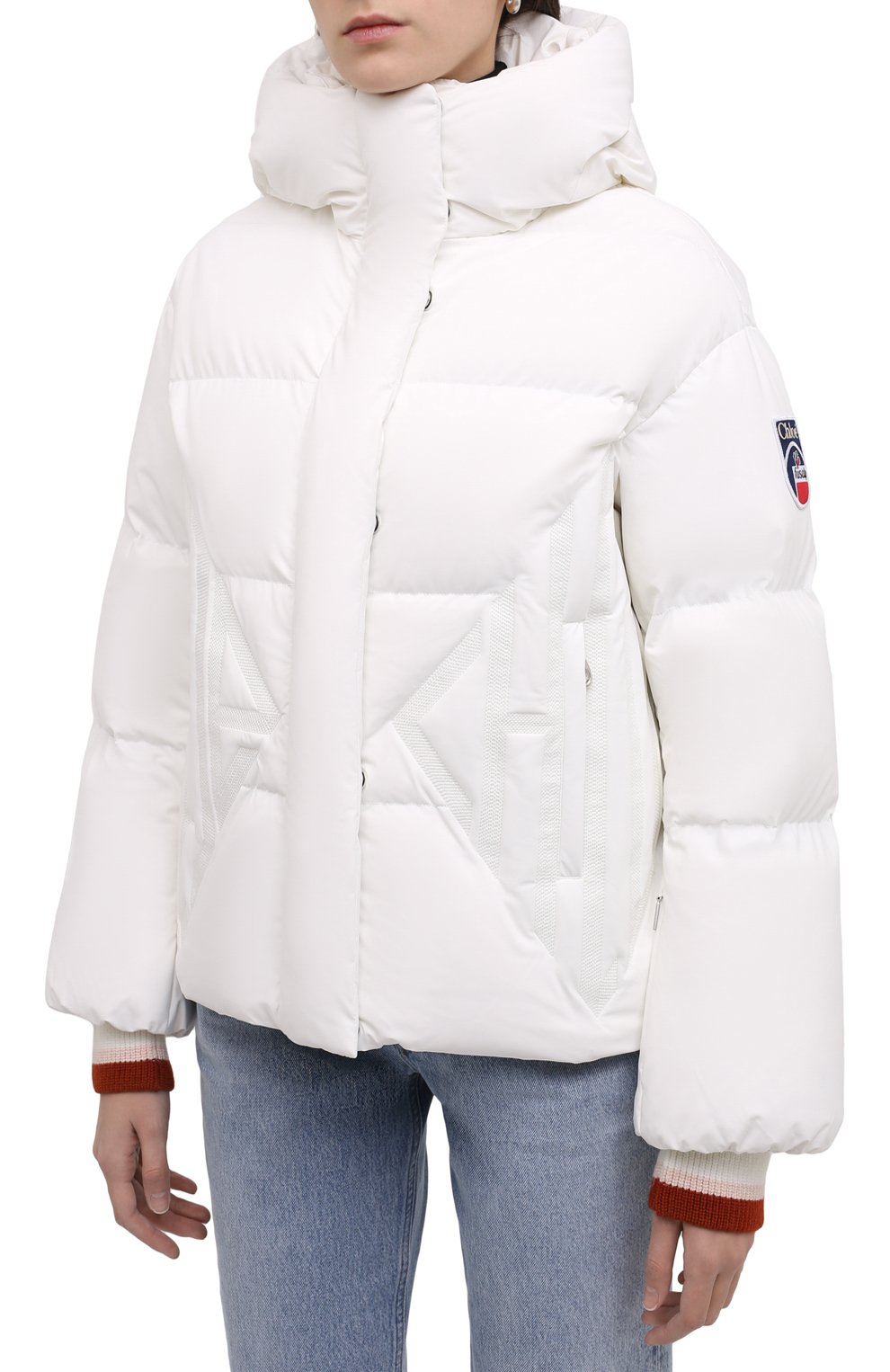 Пуховик chloé x fusalp CHLOÉ белого цвета по цене 184000 руб., арт. A1060, фото 3 Пуховик chloé x fusalp CHLOÉ, арт. A1060, фото 3