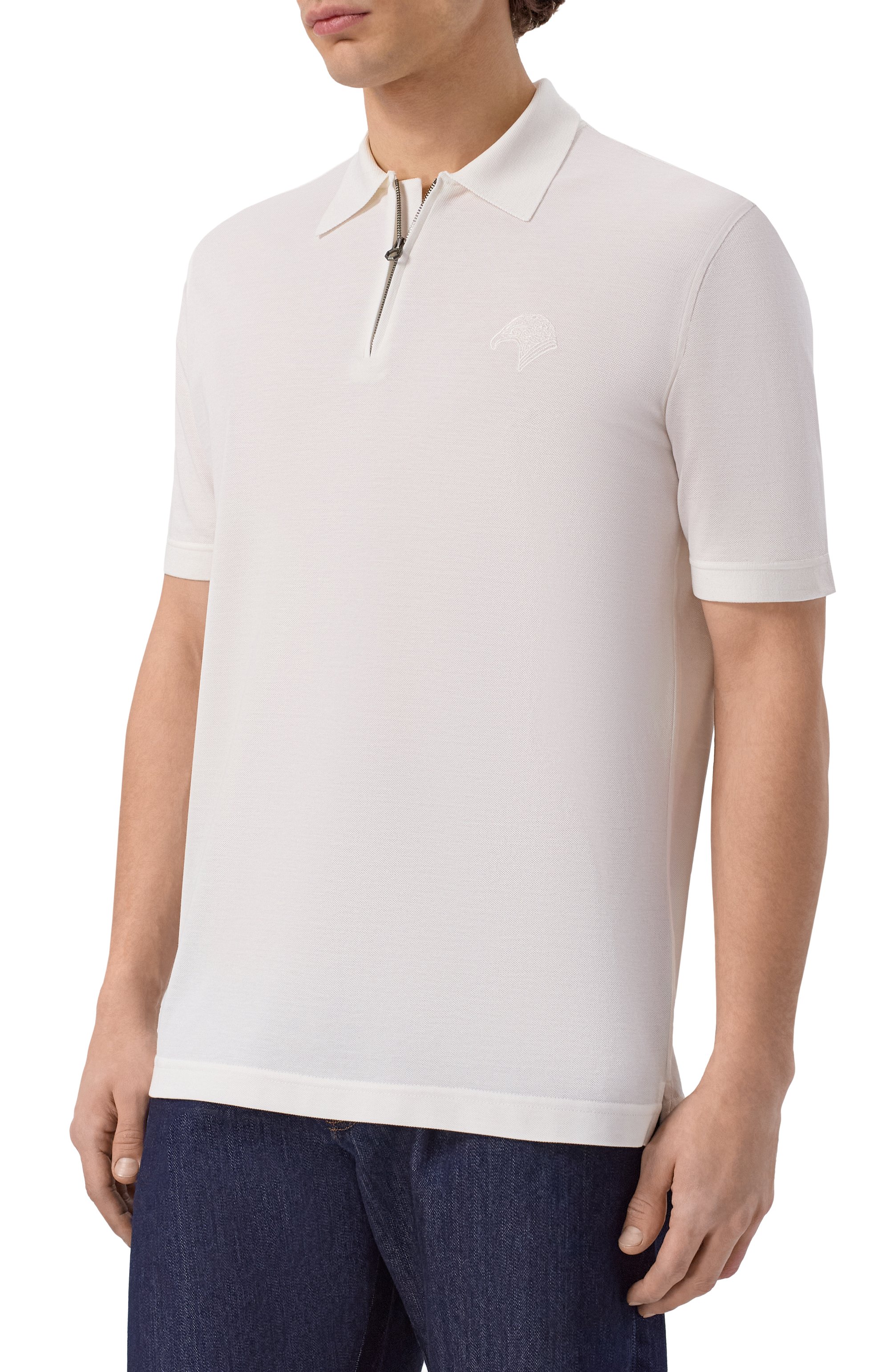 Поло из хлопка и шелка STEFANO RICCI, арт. K919078P31/T26101, фото 3