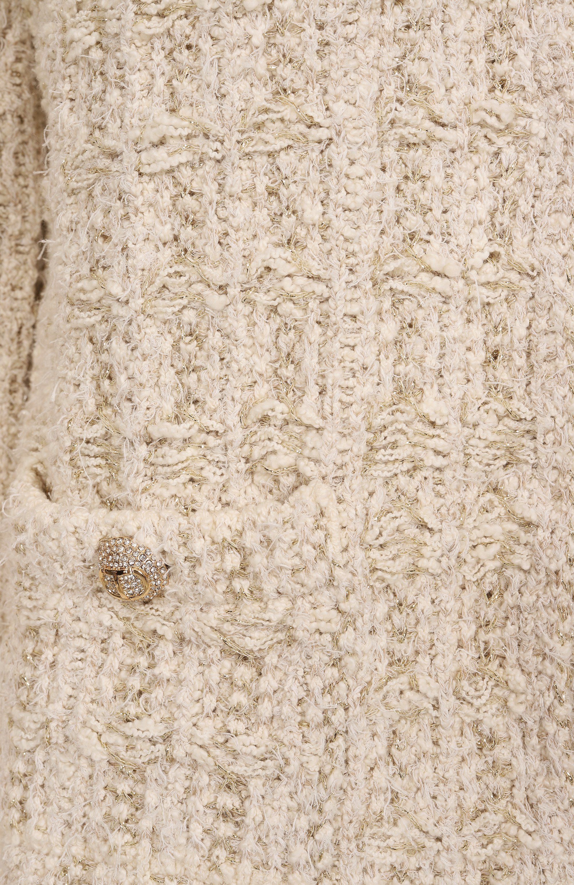 Жакет из хлопка и вискозы TWINSET бежевого цвета по цене 42050 руб., арт. 251TP3571, фото 6 Жакет из хлопка и вискозы TWINSET, арт. 251TP3571, фото 6