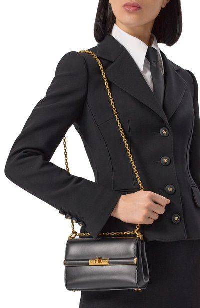 Сумка marlene mini DOLCE & GABBANA черного цвета по цене 229000 руб., арт. BB7766/A3G19, фото 2 Сумка marlene mini DOLCE & GABBANA, арт. BB7766/A3G19, фото 2