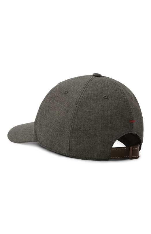 Шерстяная бейсболка Brunello Cucinelli MB4079850 Серый  MB4079850 Фото 3