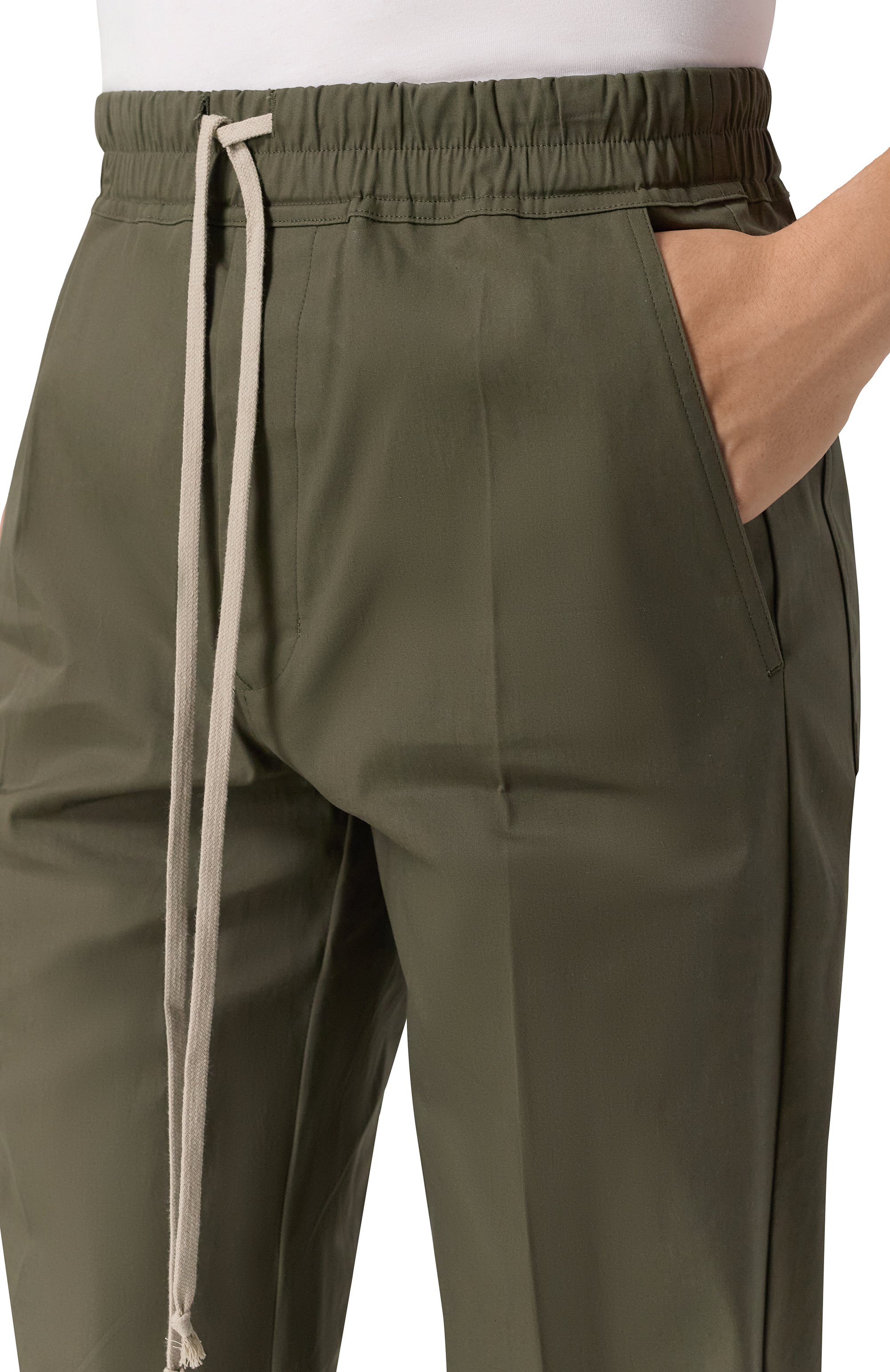 Хлопковые брюки RICK OWENS, арт. RU02E1378/TE, фото 5