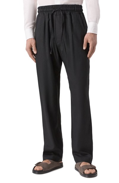 Брюки изо льна и вискозы HINNOMINATE, арт. HMABM01349, фото 3