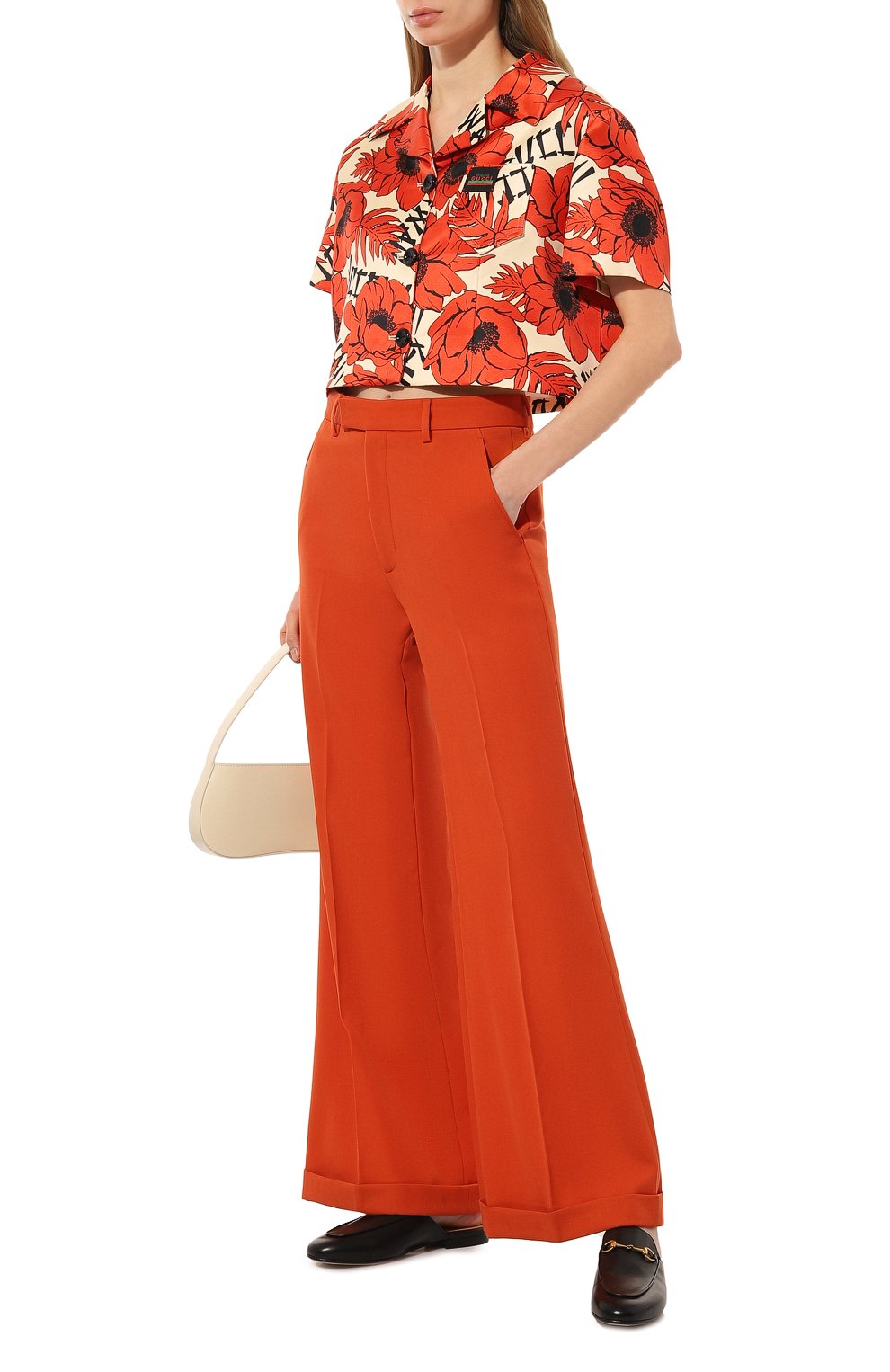 Шерстяные брюки GUCCI, арт. 570604 ZAA7N, фото 2