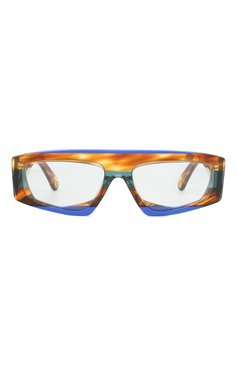 Женские солнцезащитные очки JACQUEMUS коричневого цвета, арт. LES LUNETTES YAUC0 MULTI BLUE | Фото 3 (Тип очков: С/з; Региональные ограничения белый список (Axapta Mercury): RU, Не проставлено; Нос: Не проставлено; Материал: Пластик; Очки форма: Прямоугольные, D-форма)