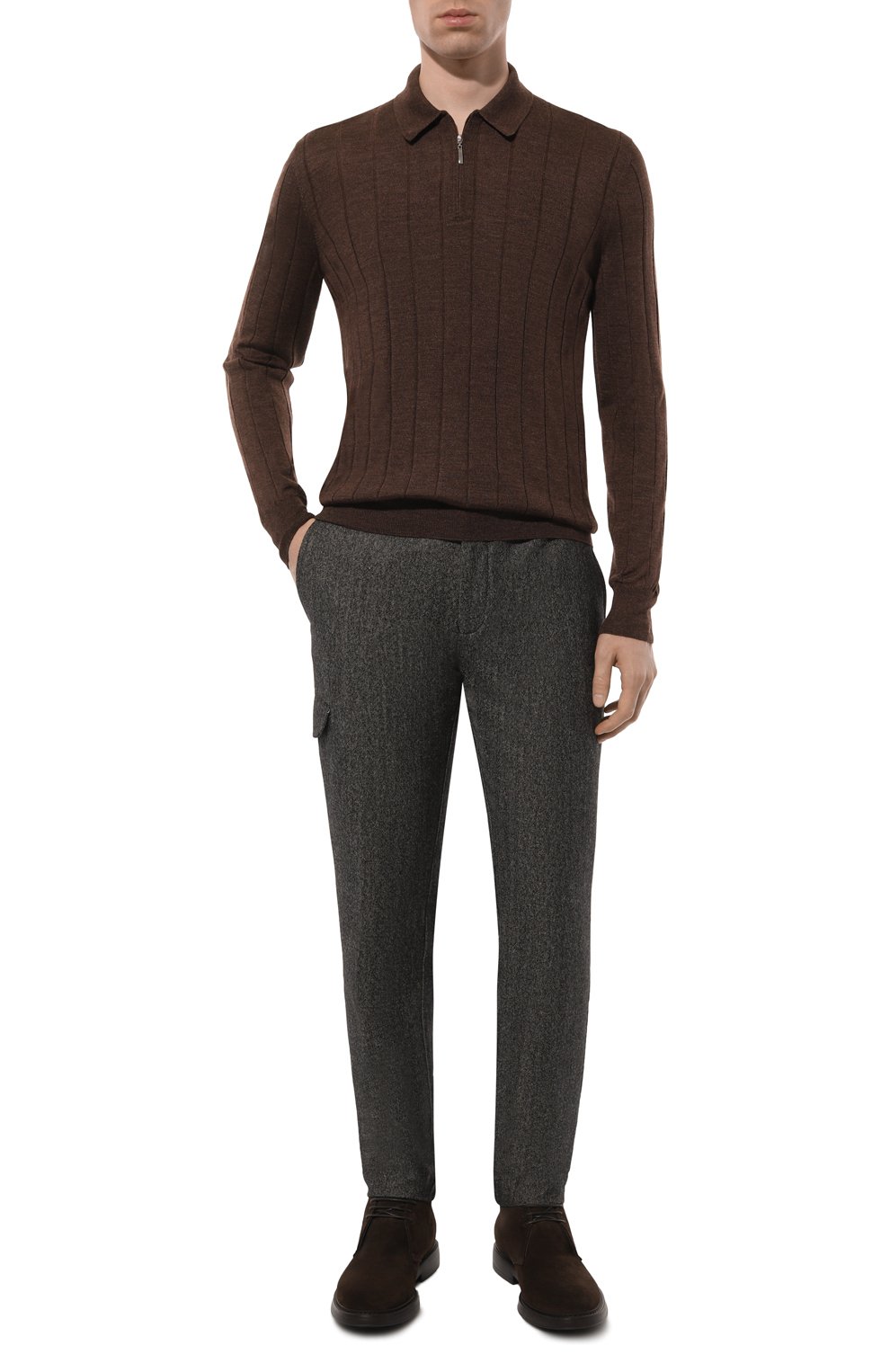 Поло из шерсти и шелка GRAN SASSO, арт. 57137/13118, фото 2