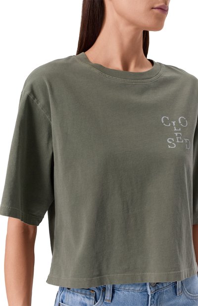 Хлопковая футболка CLOSED, арт. C95228-44H-AM, фото 5