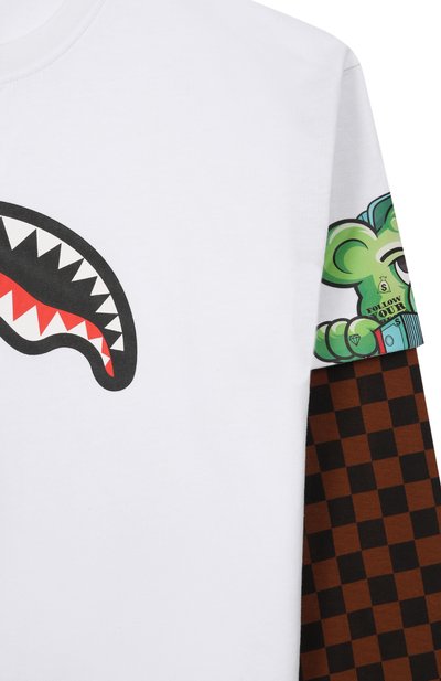 Хлопковый лонгслив SPRAYGROUND, арт. SPY1395, фото 3